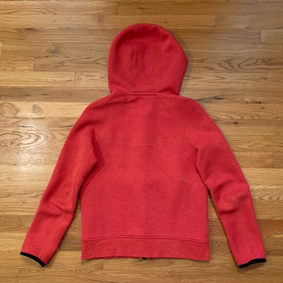 NWT Nike Tech Fleece Full-Zip Hoodie Kids LARGE Red - Picture 8 of 14